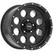 Pro Comp Alloy Wheels 5045-7983 Series 5045 Proxy 17x9 with 6 on 5.5 Bolt Pattern 4.75 Backspace Satin Black Finish Pro Comp Alloy Wheels - Truck Part Superstore