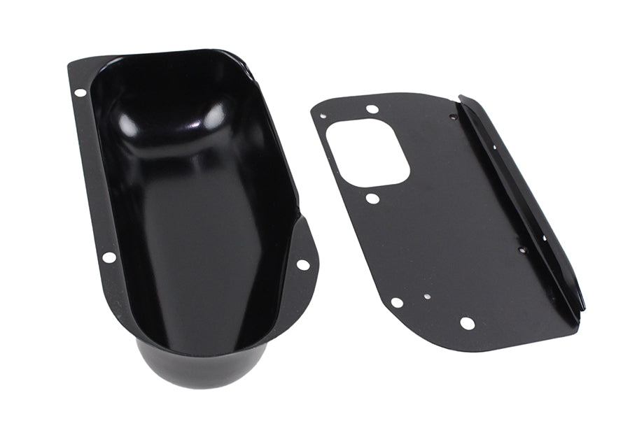 Kentrol 50459 Jeep CJ Wiper Motor Cover 76-86 CJ Powdercoat Black Kentrol - Truck Part Superstore
