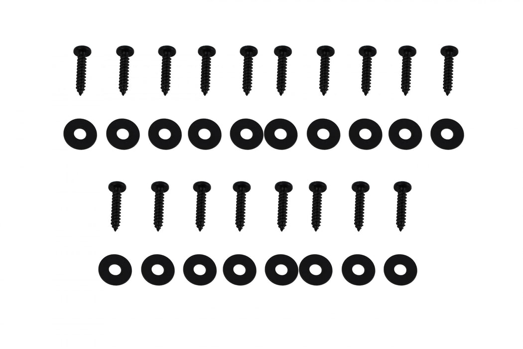 Kentrol 50465 Jeep CJ Wire Mesh Guard Set 6 Pieces 76-86 CJ Powdercoat Black Kentrol - Truck Part Superstore