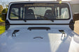Kentrol 50470 Jeep CJ/YJ Hood Kit 78-95 CJ and Wrangler YJ Powdercoat Black Kentrol - Truck Part Superstore
