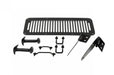 Kentrol 50470 Jeep CJ/YJ Hood Kit 78-95 CJ and Wrangler YJ Powdercoat Black Kentrol - Truck Part Superstore