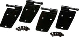 Kentrol 50474 Jeep CJ/YJ Hardtop Door Hinge Set Without Mirror Holes 4 Pieces 76-93 CJ and Wrangler YJ Powdercoat Black Kentrol - Truck Part Superstore