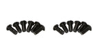Kentrol 50474 Jeep CJ/YJ Hardtop Door Hinge Set Without Mirror Holes 4 Pieces 76-93 CJ and Wrangler YJ Powdercoat Black Kentrol - Truck Part Superstore