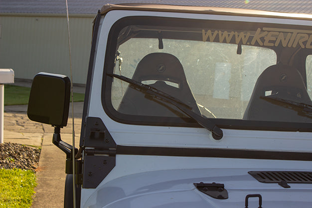 Kentrol 50475 Jeep YJ/TJ Mirror Kit Pair 88-06 Wrangler YJ/TJ Powdercoat Black Kentrol - Truck Part Superstore