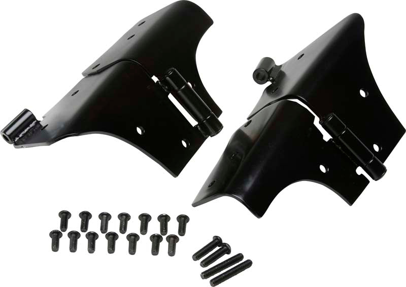 Kentrol 50477 Jeep TJ Windshield Hinge Pair 97-06 Wrangler TJ Powdercoat Black Kentrol - Truck Part Superstore