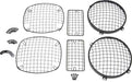 Kentrol 50488 Jeep TJ Wire Mesh Guard Set 6 Pieces 97-06 Wrangler TJ Powdercoat Black Kentrol - Truck Part Superstore