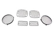 Kentrol 50488 Jeep TJ Wire Mesh Guard Set 6 Pieces 97-06 Wrangler TJ Powdercoat Black Kentrol - Truck Part Superstore