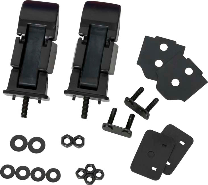 Kentrol 50489 Jeep TJ Hood Catch Pair 97-06 Wrangler TJ Powdercoat Black Kentrol - Truck Part Superstore