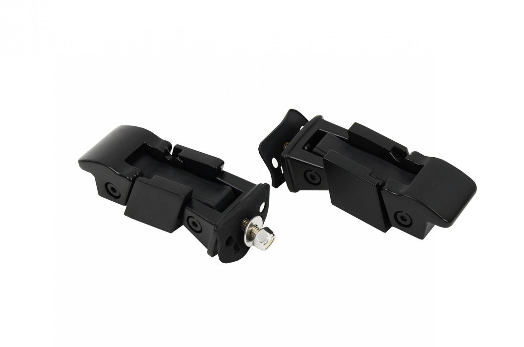 Kentrol 50489 Jeep TJ Hood Catch Pair 97-06 Wrangler TJ Powdercoat Black Kentrol - Truck Part Superstore