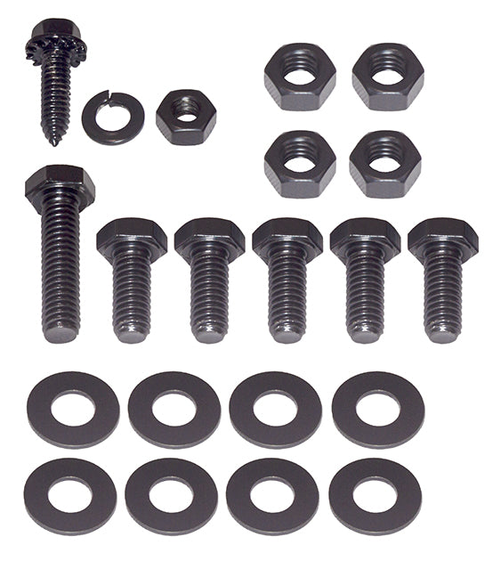 Kentrol 50498 Jeep CJ Battery Tray with support arm 76-86 CJ Powdercoat Black Kentrol - Truck Part Superstore