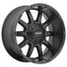Pro Comp Alloy Wheels 5050-292745 Series 5050 10 Gauge 20x9 with 5 on 5 Bolt Pattern 4.5 Backspace Satin Black Finish Pro Comp Alloy Wheels - Truck Part Superstore