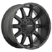 Pro Comp Alloy Wheels 5050-293945 Series 5050 10 Gauge 20x9 with 6 on 5.5 Bolt Pattern 4.5 Backspace Satin Black Finish Pro Comp Alloy Wheels - Truck Part Superstore