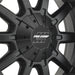 Pro Comp Alloy Wheels 5050-293945 Series 5050 10 Gauge 20x9 with 6 on 5.5 Bolt Pattern 4.5 Backspace Satin Black Finish Pro Comp Alloy Wheels - Truck Part Superstore