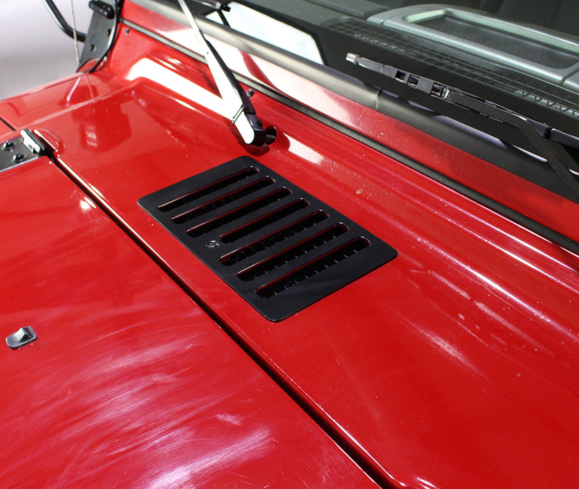 Kentrol 50500 Jeep TJ Hood Vent 98-06 Wrangler TJ Powdercoat Black Kentrol - Truck Part Superstore