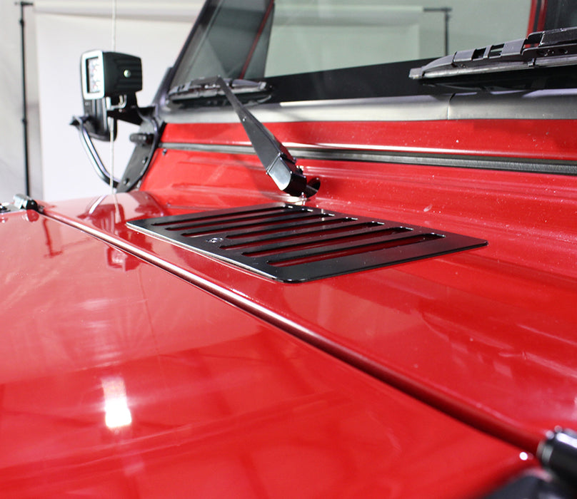 Kentrol 50500 Jeep TJ Hood Vent 98-06 Wrangler TJ Powdercoat Black Kentrol - Truck Part Superstore