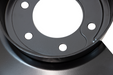 Kentrol 50501 Jeep CJ Disc Brake Dust Cover for 76-78 Jeep CJ Black Powdercoat Stainless Kentrol - Truck Part Superstore