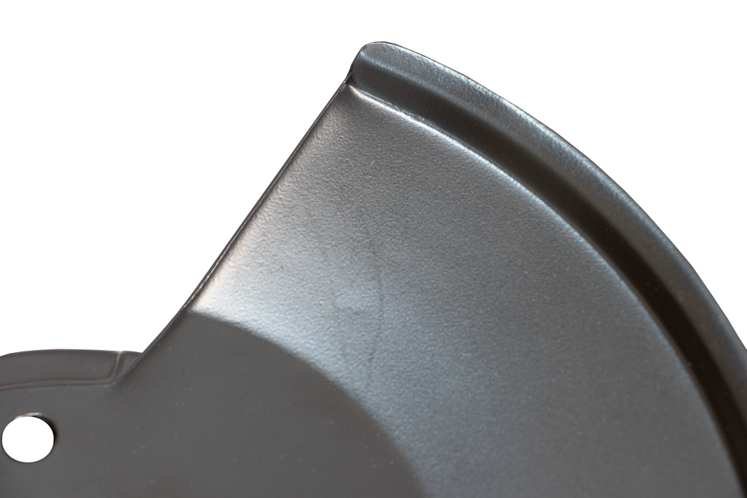 Kentrol 50501 Jeep CJ Disc Brake Dust Cover for 76-78 Jeep CJ Black Powdercoat Stainless Kentrol - Truck Part Superstore