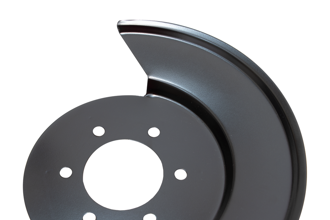 Kentrol 50502 Jeep CJ Disc Brake Dust Cover for 55-83 Jeep CJ Black Powdercoat Stainless Kentrol - Truck Part Superstore