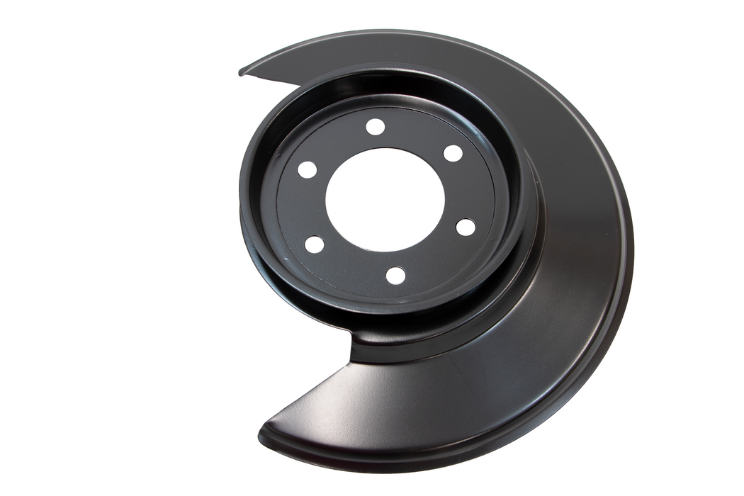 Kentrol 50502 Jeep CJ Disc Brake Dust Cover for 55-83 Jeep CJ Black Powdercoat Stainless Kentrol - Truck Part Superstore