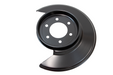 Kentrol 50502 Jeep CJ Disc Brake Dust Cover for 55-83 Jeep CJ Black Powdercoat Stainless Kentrol - Truck Part Superstore
