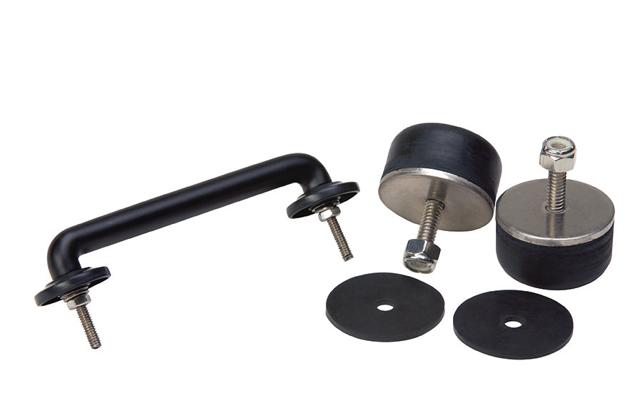 Kentrol 50503 Jeep TJ/JK Windshield Tie Down Kit 97-14 Wrangler TJ/JK Powdercoat Black Kentrol - Truck Part Superstore