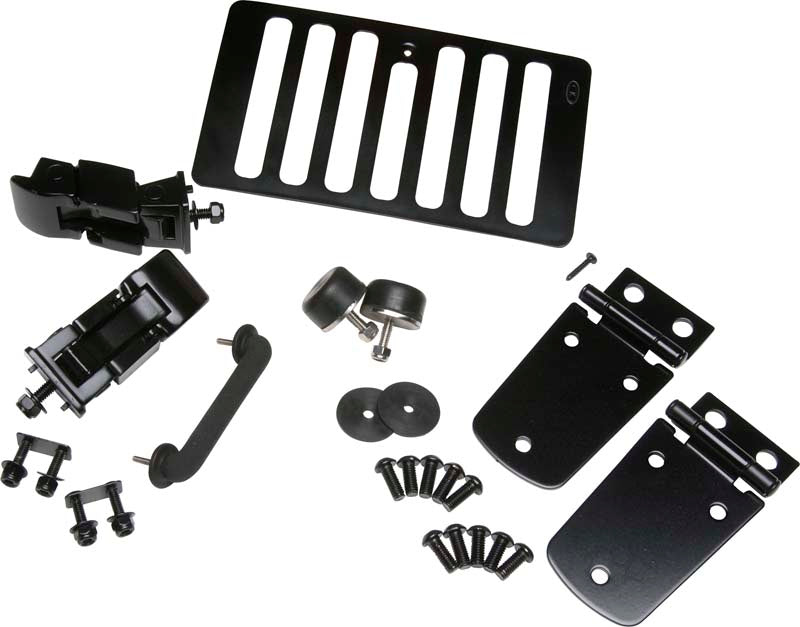 Kentrol 50504 Jeep TJ Hood Kit 98-06 Wrangler TJ Powdercoat Black Kentrol - Truck Part Superstore