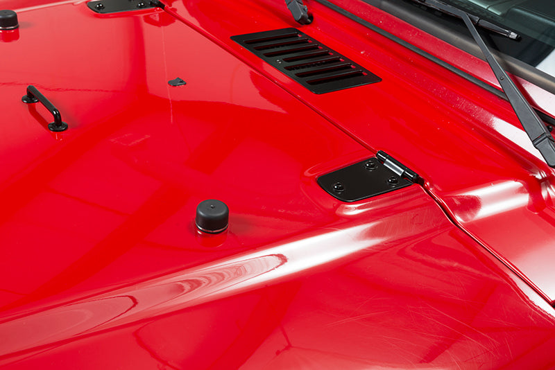 Kentrol 50504WHC Jeep TJ Hood Kit Without Hood Catch 98-06 Wrangler TJ Powdercoat Black Kentrol - Truck Part Superstore