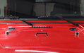 Kentrol 50504WHC Jeep TJ Hood Kit Without Hood Catch 98-06 Wrangler TJ Powdercoat Black Kentrol - Truck Part Superstore