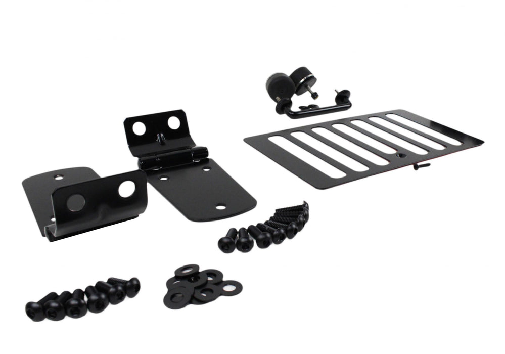 Kentrol 50504WHC Jeep TJ Hood Kit Without Hood Catch 98-06 Wrangler TJ Powdercoat Black Kentrol - Truck Part Superstore