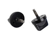 Kentrol 50510 Jeep CJ/YJ Windshield Knobs Pair 76-95 CJ and Wrangler YJ Powdercoat Black Kentrol - Truck Part Superstore