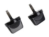 Kentrol 50510 Jeep CJ/YJ Windshield Knobs Pair 76-95 CJ and Wrangler YJ Powdercoat Black Kentrol - Truck Part Superstore