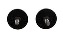 Kentrol 50510 Jeep CJ/YJ Windshield Knobs Pair 76-95 CJ and Wrangler YJ Powdercoat Black Kentrol - Truck Part Superstore
