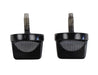 Kentrol 50510 Jeep CJ/YJ Windshield Knobs Pair 76-95 CJ and Wrangler YJ Powdercoat Black Kentrol - Truck Part Superstore