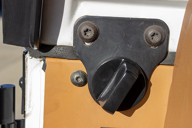 Kentrol 50510 Jeep CJ/YJ Windshield Knobs Pair 76-95 CJ and Wrangler YJ Powdercoat Black Kentrol - Truck Part Superstore