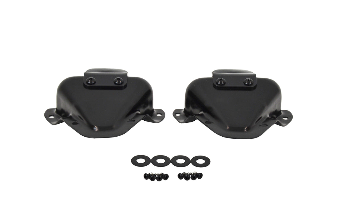 Kentrol 50513 Jeep CJ/YJ Interior Door Latch Brackets Pair 81-95 CJ and Wrangler YJ Powdercoat Black Kentrol - Truck Part Superstore