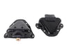 Kentrol 50513 Jeep CJ/YJ Interior Door Latch Brackets Pair 81-95 CJ and Wrangler YJ Powdercoat Black Kentrol - Truck Part Superstore