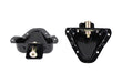 Kentrol 50513 Jeep CJ/YJ Interior Door Latch Brackets Pair 81-95 CJ and Wrangler YJ Powdercoat Black Kentrol - Truck Part Superstore