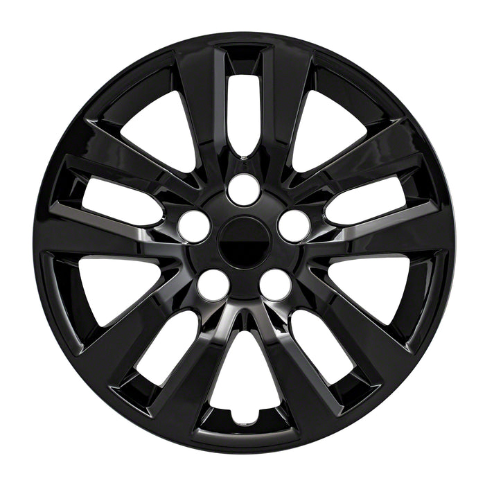 Coast To Coast IWC50516BLK 16 Inch; 10 Spoke; Gloss Black; Plastic; Set Of 4; Bolt On - Truck Part Superstore
