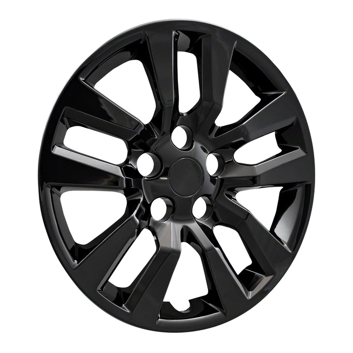 Coast To Coast IWC50516BLK 16 Inch; 10 Spoke; Gloss Black; Plastic; Set Of 4; Bolt On - Truck Part Superstore