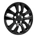 Coast To Coast IWC50516BLK 16 Inch; 10 Spoke; Gloss Black; Plastic; Set Of 4; Bolt On - Truck Part Superstore