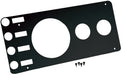 Kentrol 50521 Jeep CJ Gauge Cover Without Radio Opening 76-86 CJ Powdercoat Black Kentrol - Truck Part Superstore