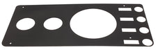 Kentrol 50521 Jeep CJ Gauge Cover Without Radio Opening 76-86 CJ Powdercoat Black Kentrol - Truck Part Superstore