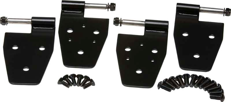 Kentrol 50525 Jeep TJ Door Hinge Set 4 Pieces 97-06 Wrangler TJ Powdercoat Black Kentrol - Truck Part Superstore