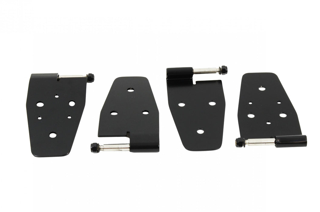 Kentrol 50525 Jeep TJ Door Hinge Set 4 Pieces 97-06 Wrangler TJ Powdercoat Black Kentrol - Truck Part Superstore