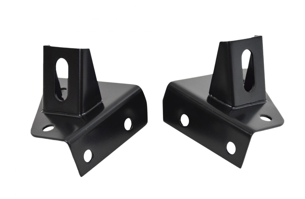 Kentrol 50531 Jeep CJ/YJ Light Bracket Pair 76-95 CJ and Wrangler YJ Powdercoat Black Kentrol - Truck Part Superstore