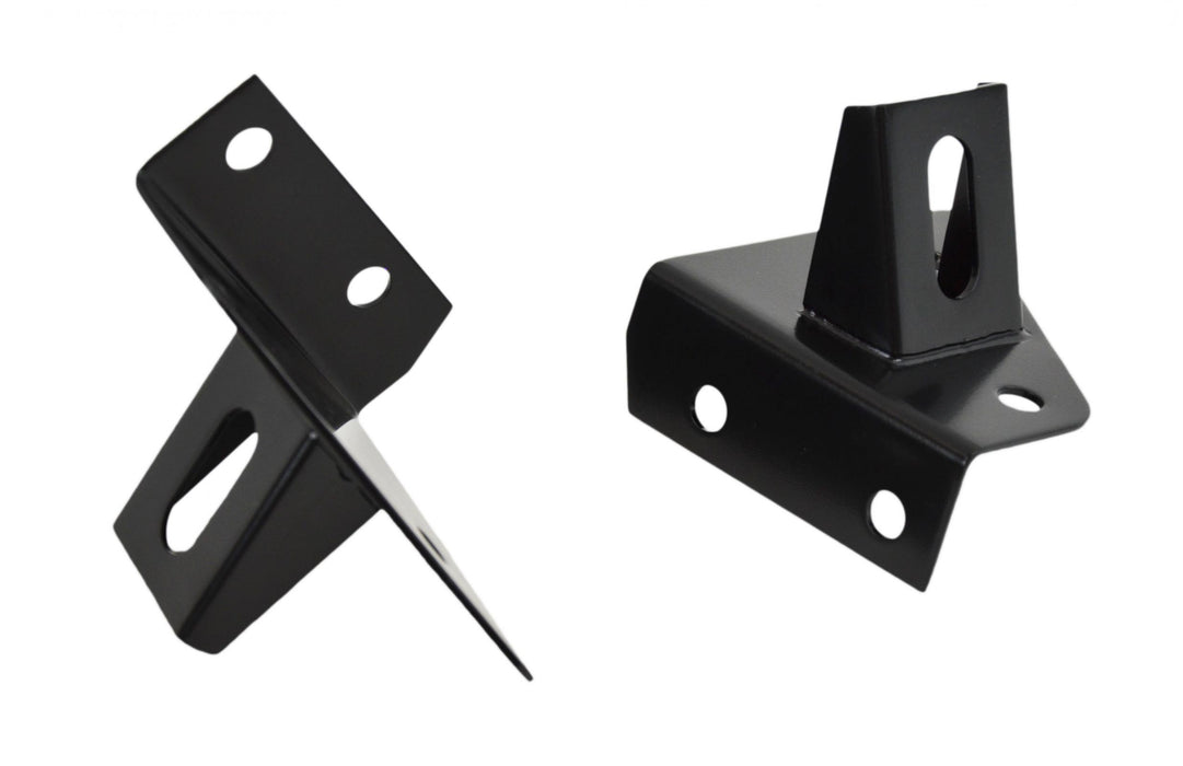 Kentrol 50531 Jeep CJ/YJ Light Bracket Pair 76-95 CJ and Wrangler YJ Powdercoat Black Kentrol - Truck Part Superstore