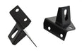 Kentrol 50531 Jeep CJ/YJ Light Bracket Pair 76-95 CJ and Wrangler YJ Powdercoat Black Kentrol - Truck Part Superstore