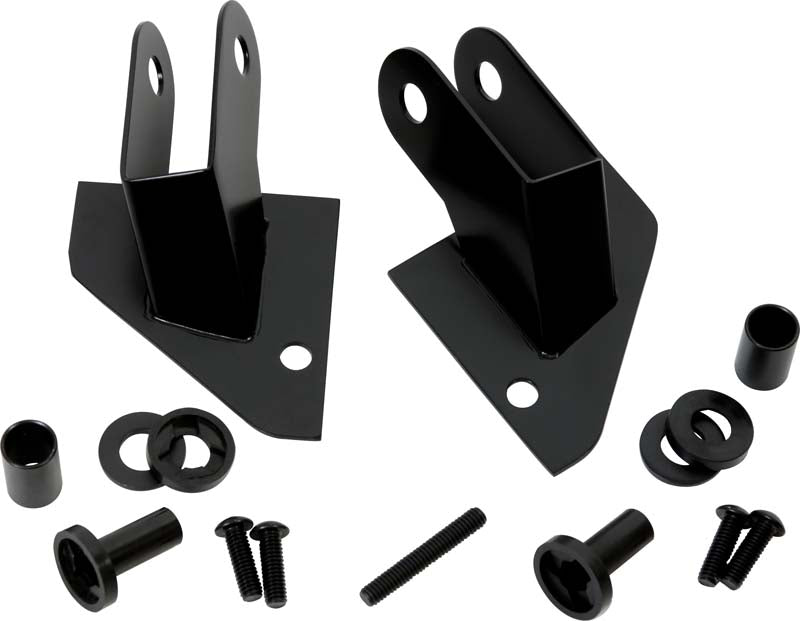Kentrol 50533 Jeep YJ Mirror Relocation Bracket Pair 87-95 Wrangler TJ Powdercoat Black Kentrol - Truck Part Superstore