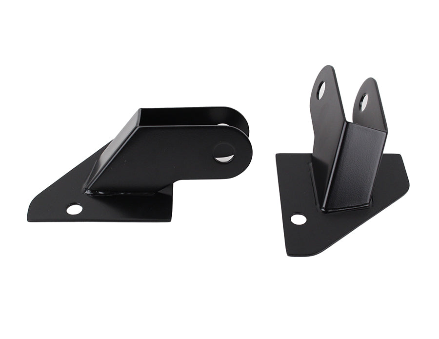 Kentrol 50533 Jeep YJ Mirror Relocation Bracket Pair 87-95 Wrangler TJ Powdercoat Black Kentrol - Truck Part Superstore