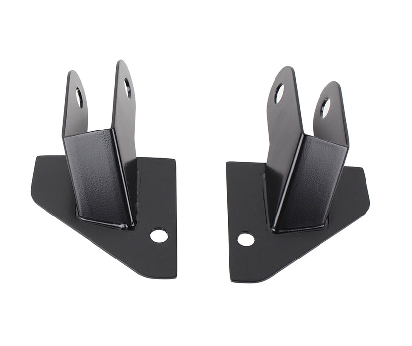 Kentrol 50533 Jeep YJ Mirror Relocation Bracket Pair 87-95 Wrangler TJ Powdercoat Black Kentrol - Truck Part Superstore
